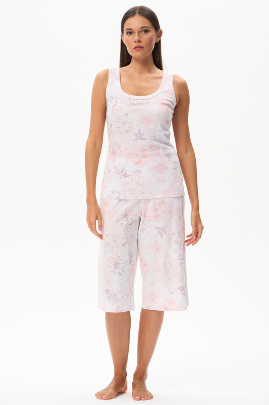 Пижама с бриджами P2020-P66.6S02